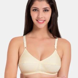Souminie Beige Non Wired Non Padded Minimizer Bra-image-68