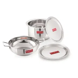 HAZEL Stainless Steel Silver Induction Base Cookware Set of 4 Pieces-image-19