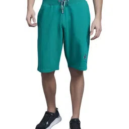 Beverly Hills Polo Club Green Cotton Regular Fit Logo Printed Shorts-picture-44