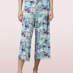 Enamor Blue Printed Lounge Pants-image-18