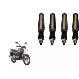 Cartronics Sleek Pencil Type Yellow LED Indicator for Bajaj Discover 125 M (Pack of 4 Pcs)-1