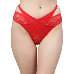 Cukoo Red Lace Bikini Panty-image-33