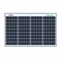 Loom Solar Polycrystalline 40 Watt 12 V Solar Panel With 10 year Manufacturing Defect-image-27