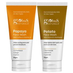 Globus Naturals Travel Size Papaya & Potato Face Wash Combo-picture-7