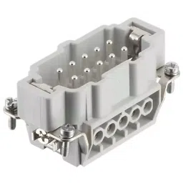 RS PRO Heavy Duty Power Connector Insert 16 A Male 10 Contacts, 1715729-picture-29