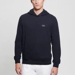 Guess Navy Blue Regular Fit Solid Sweatshirt-picture-23