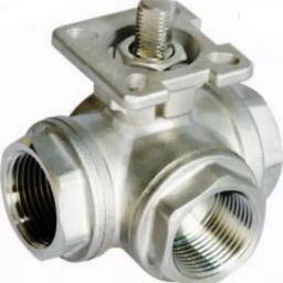 Techno 2 Inch, 50 mm Stainless Steel 3 Way Ball Valve-20