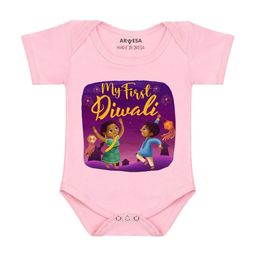 Arvesa My First Diwali Printed Bodysuit-63