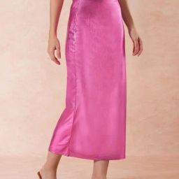 Globus Pink Midi Skirt-image-11