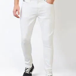 Spykar Men Slim Fit Mid Rise Cotton Stretch Casual Jeans-picture-42
