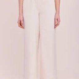 Pink Fort Off-White Cotton Relaxed Fit Palazzos-image-62