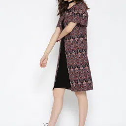 Sera Multicolor Printed Longline Shrug image 3