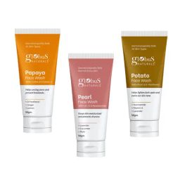 Globus Naturals Travel Size Papaya + Pearl & Potato Face Wash Combo-picture-22