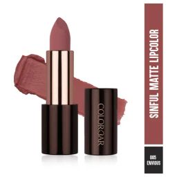 Colorbar Sinful Matte Lipcolor Envious 005 - 3.5 gm-29