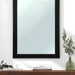 Art Street Black Glass Rectangular Wall Decorative Mirror with Frame-picture-22