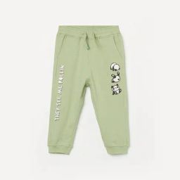 Juniors by Lifestyle Boys Olive Cotton Printed Track Pants-picture-14