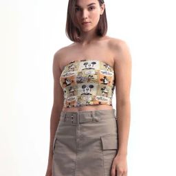 Only Multi-Colour X Mickey Printed Tube Top-picture-25