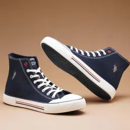 U.S. Polo Assn. Men's VLAIR Navy Ankle High Sneakers-picture-27