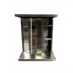 GENERIC Commercial Table Top Gas 2 Burner Shawarma Machine with Rotating Rod image 1