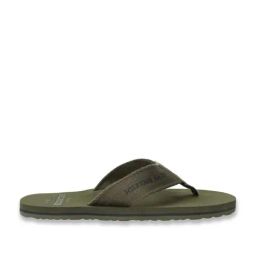 TOMMY HILFIGER Men's Army Green Flip Flops-picture-37