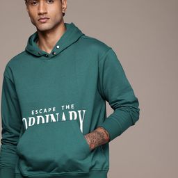 The Roadster Life Co. Typography Printed Relaxed Fit Hooded Pullover Sweatshirt-image-71