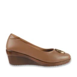 Metro Women's Brown Wedge Pumps-picture-40