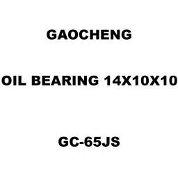 Gaocheng Oil Bearing 14X10X10 Spare for Jig Saw Machine GC-65JS-image-45