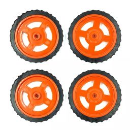 Invento ISC 1594-2 Red Plastic Durable Robotic Wheel 8mm Set of 4-picture-41