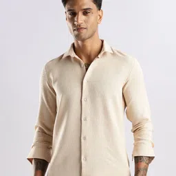 NEVER NEUD Men Classic Opaque Casual Shirt-image-45