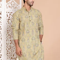 Jompers Men Paisley Printed Kurta-picture-28