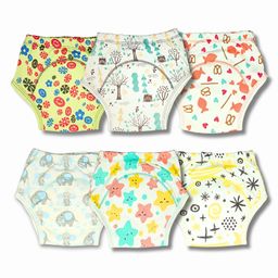 Kindermum Set of 6 Training Pants Large - Multicolor-13