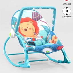 Baby Rocker With Electric Vibrating Music- Blue-11