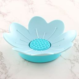 Soap Case Flower Shape - Blue-picture-13