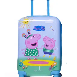 peppa pig Peppa and George Pig Luggage Bag Kids Travel Luggage Bags For Kids Travel Suitcase Trolley Bag With Wheels  (18 Inches - Multicolor)-picture-46