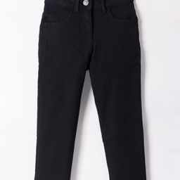 UCB Woven Full Length Solid Color Jeans - Black-picture-23