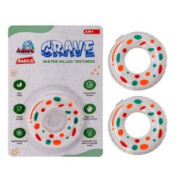 Adore Crave Water Filled Teethers- Donut- Pack of 2-23