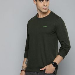 R.Code by The Roadster Lifestyle Co. Men Regular Fit Pack Of 2 Solid Cotton T-shirts-image-60