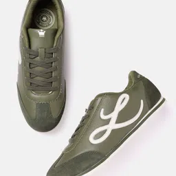 Louis Philippe Sport Men Brand Logo Detail Leather Everyday Sneakers-image-94