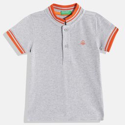 United Colors of Benetton Boys Polo Collar Pure Cotton T-shirt-35