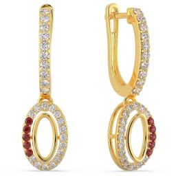 Malabar Gold and Diamonds 22k Yellow Gold Envy Earrings for Women-image-16