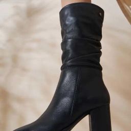 Peach Flores Women's Vivinne Black Casual Booties-14