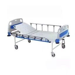 Welltrust Healthcare 190x90x60 cm Powder Coated Mid Steel & ABS Semi Fowler Bed with Side Railing & Wheel, WSH-1208-image-89