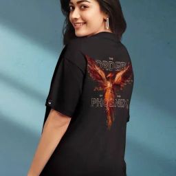 Bewakoof Black Graphic Oversized T-Shirt-8