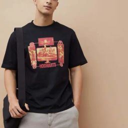 Fame Forever By Lifestyle Black Cotton Regular Fit Printed T-Shirt-image-46