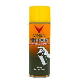 Vinsa Quick Drying Spray Paint Glossy Finish 440 ml Yellow-picture-6