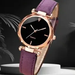 WATCHSTAR Women Dial & Leather Straps Analogue Watch MG Leather Purple AvWS-picture-38