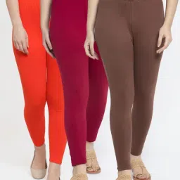 Gracit Multicolor Regular Fit Leggings-picture-19