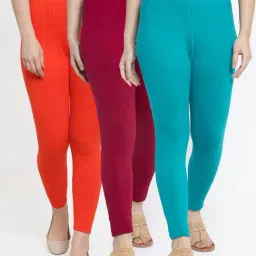 Gracit Multicolor Regular Fit Leggings-image-20