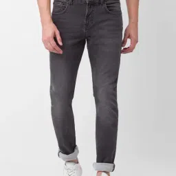 Spykar Grey Cotton Regular Fit Jeans-image-23
