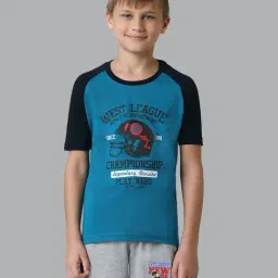 Van Heusen Regular Fit Smart Tech Easy Stain Release T-Shirt - Ocean Depths-image-48
